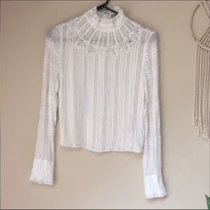 All Saints Lolita Long-Sleeve Blouse
